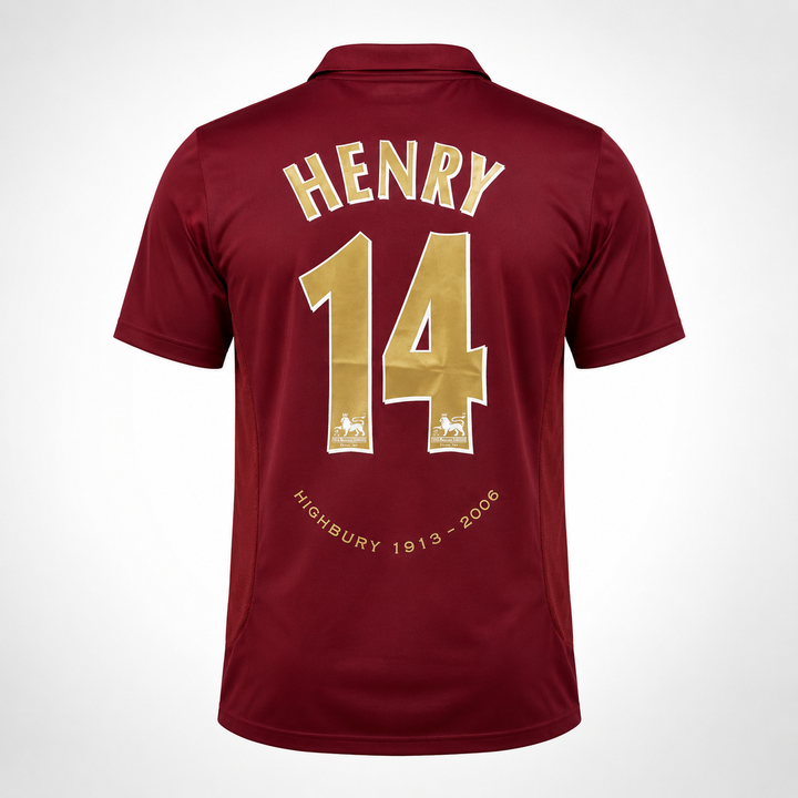 Queima de Estoque - Camisa Retrô Arsenal 2006 - Henry 14 - Tamanho G