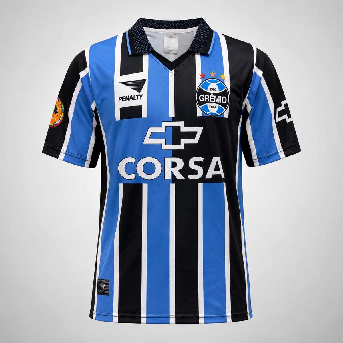 Queima de Estoque - Camisa Retrô Grêmio 1998 - Tamanho M