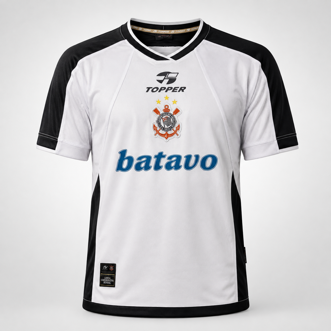 Queima de Estoque - Camisa Retrô Corinthians 2000 Branca - Tamanho M